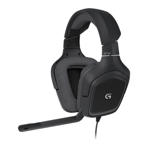 Logitech G430 User manual