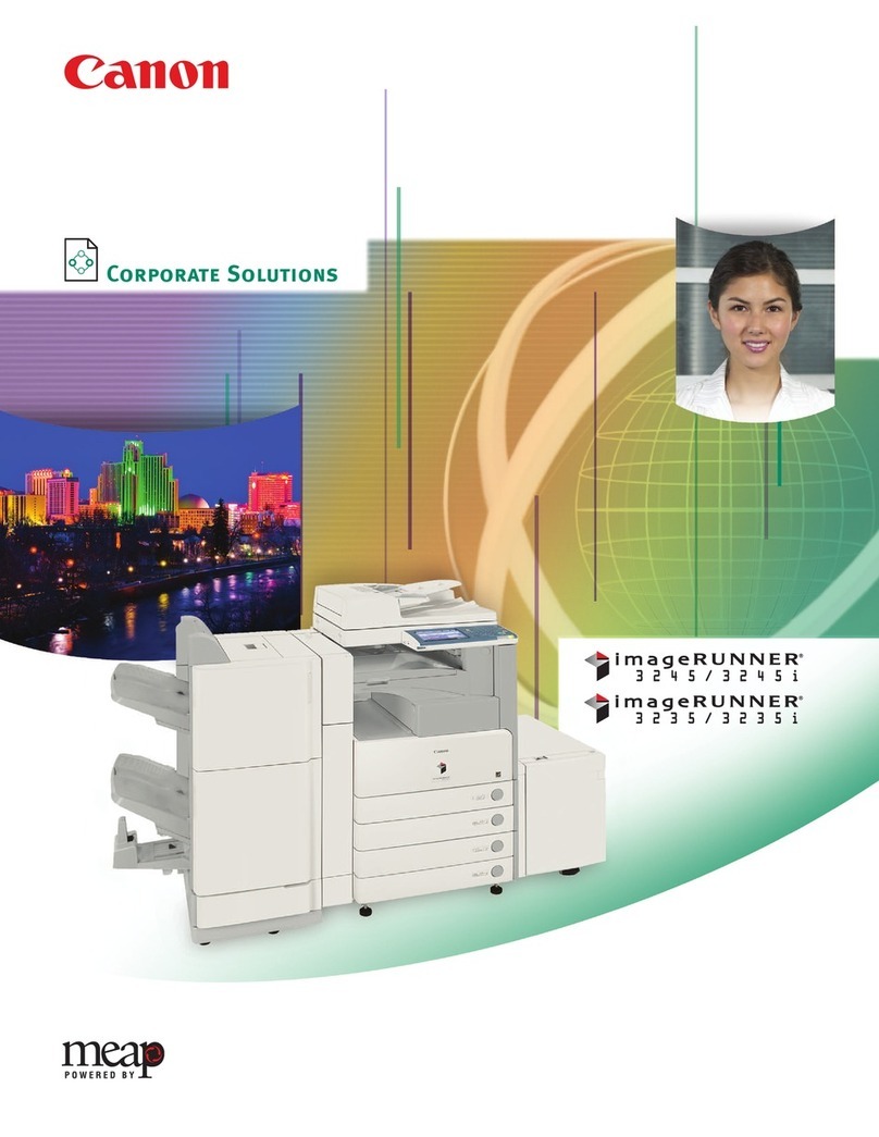 Canon image RUNNER 3245 User manual