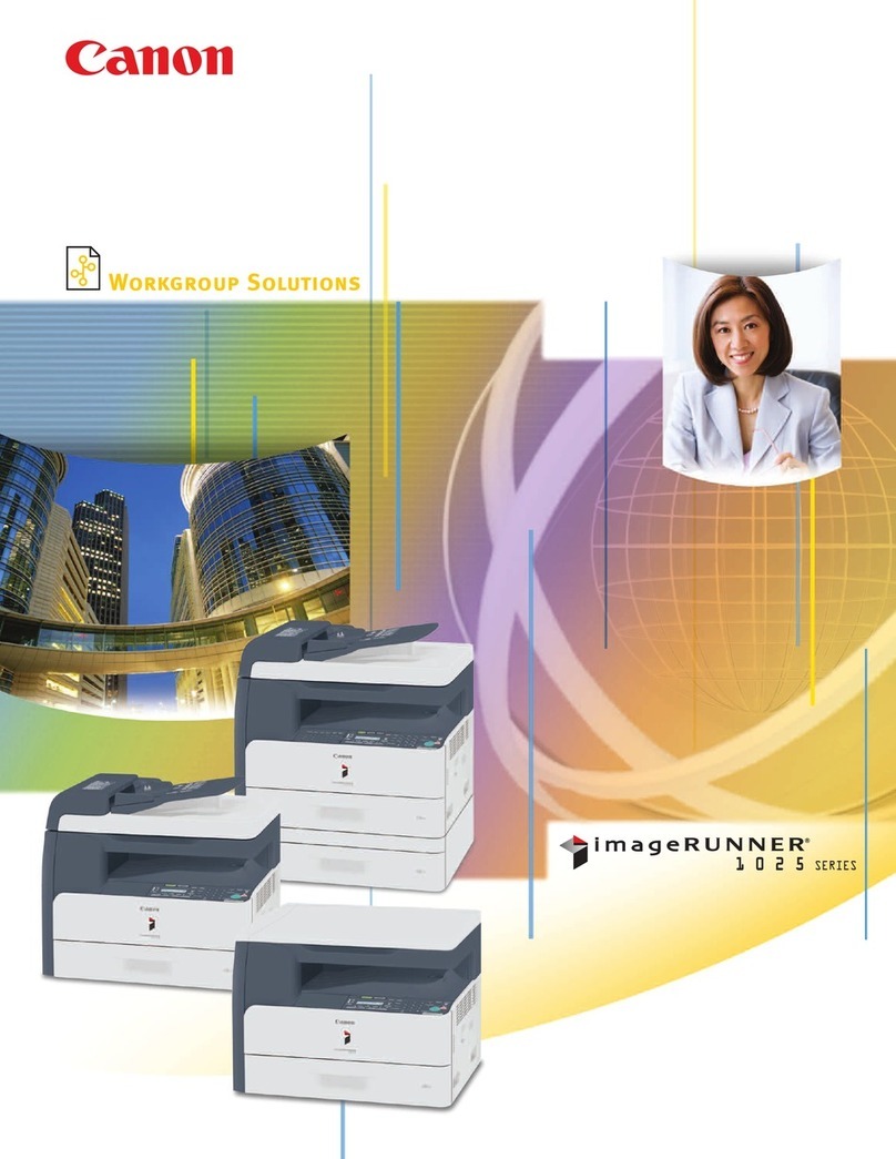 Canon imageRUNNER 1025 User manual
