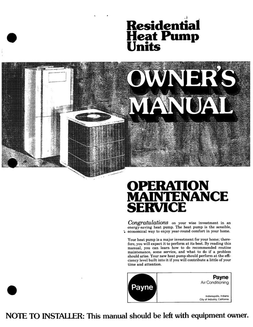 Payne 541B User manual