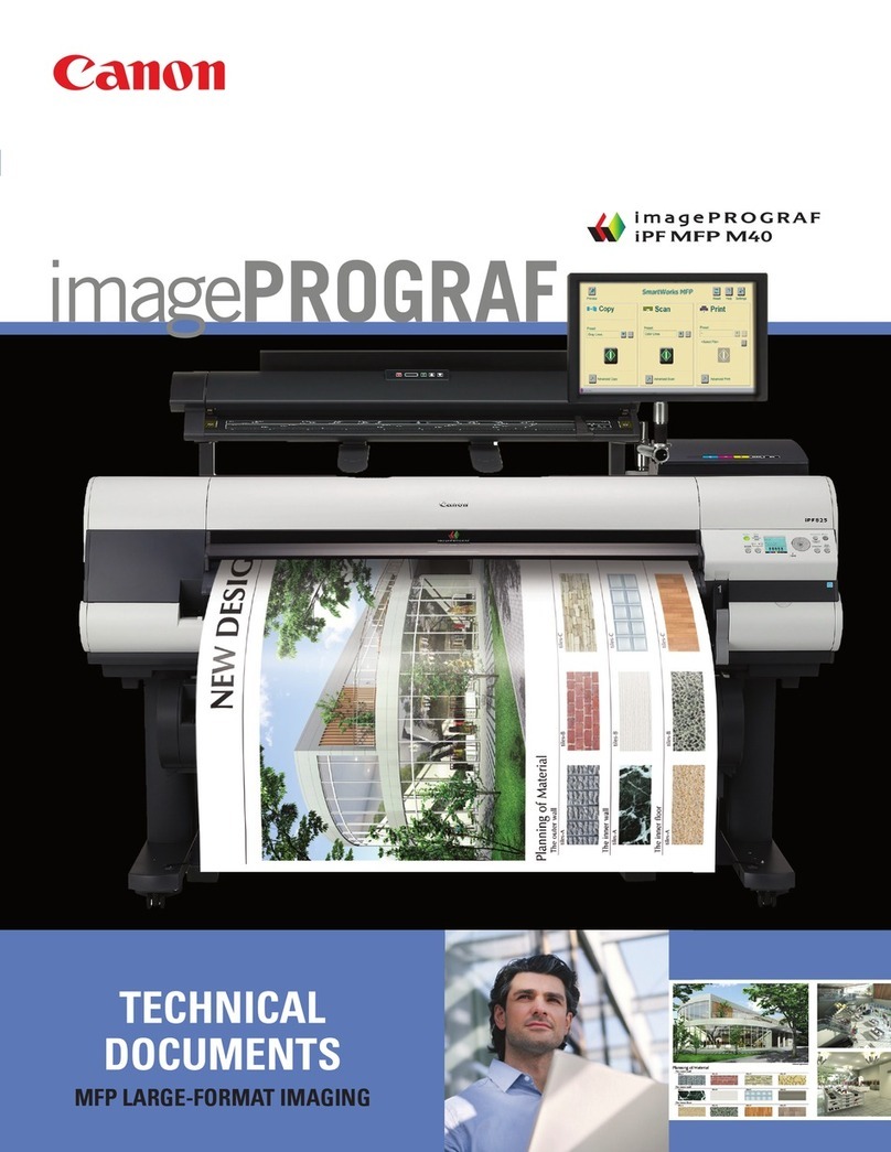 Canon imagePROGRAF iPF825 MFP Basic Guide No.1 Technical manual