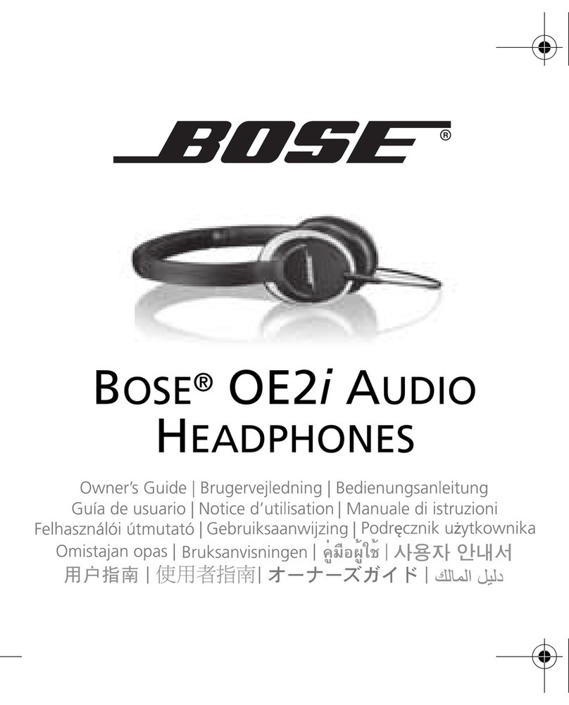 Bose OE2i User manual