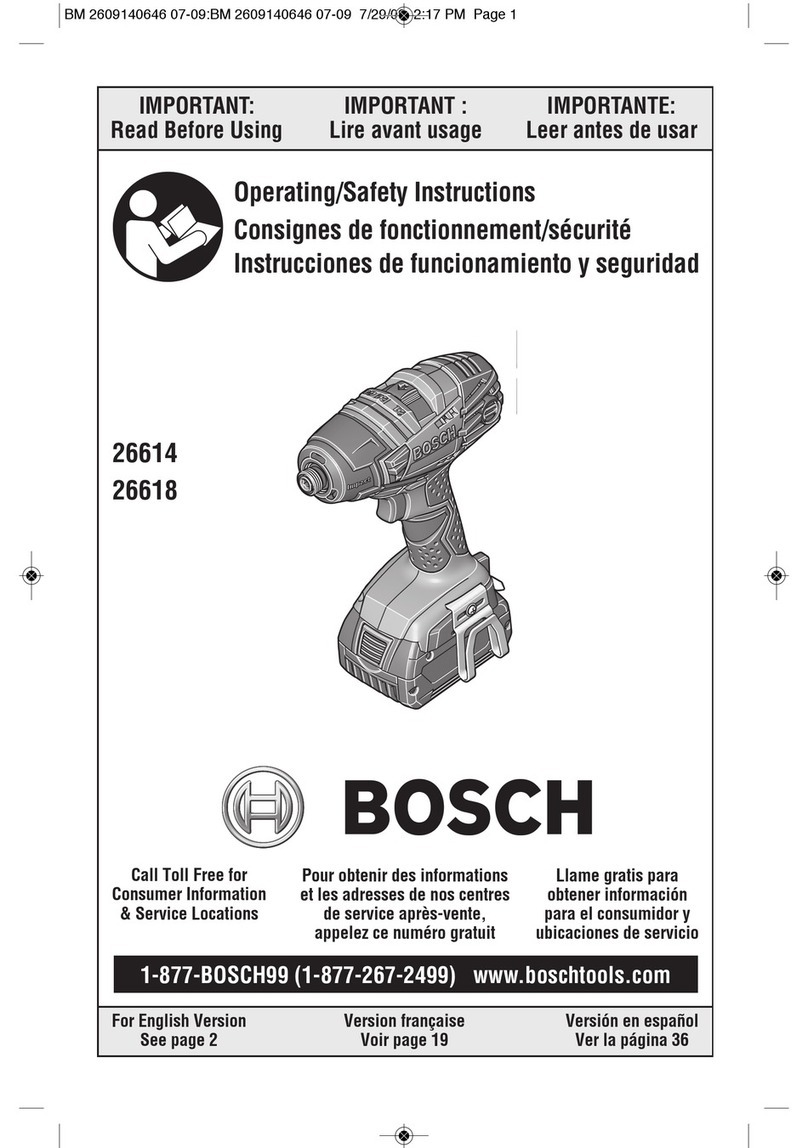 Bosch 26614 Assembly instructions