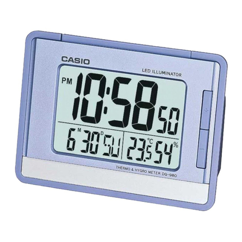 Casio DQ-980 User manual
