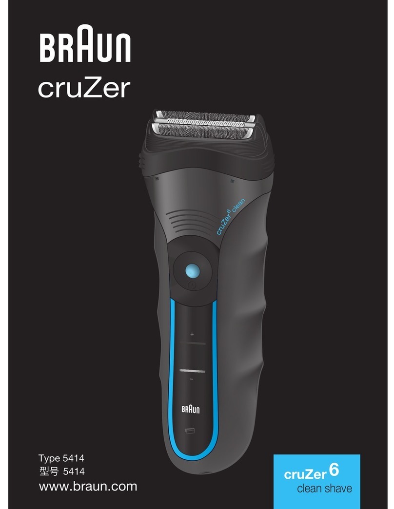 Braun cruZer6 User manual Braun cruZer6 User manual