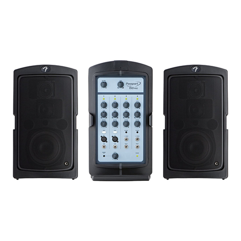 Fender Passport 150 Pro owner's manual
