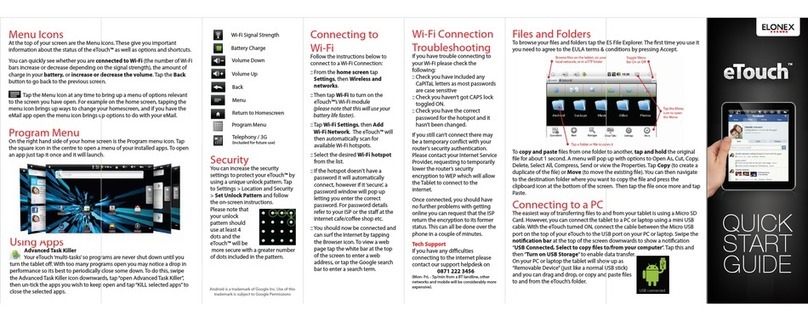 Elonex eTouch User manual