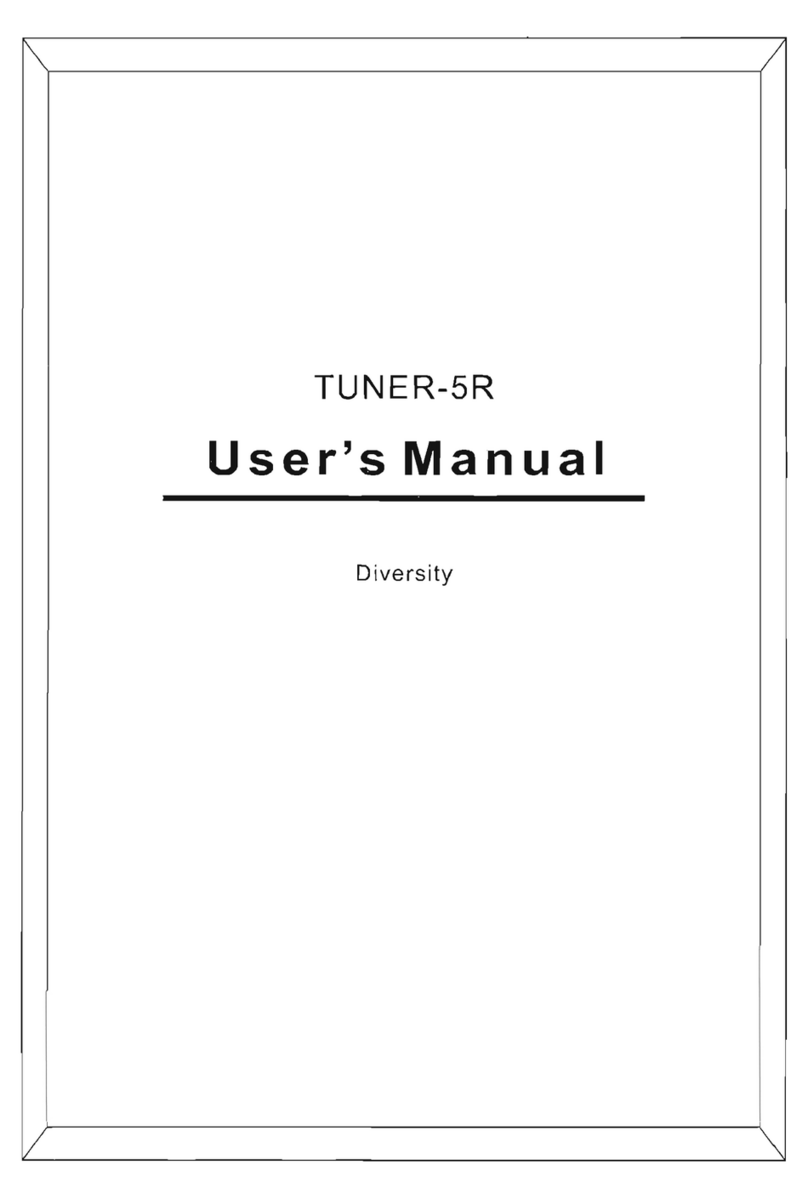 Farenheit TUNER-5R user manual
