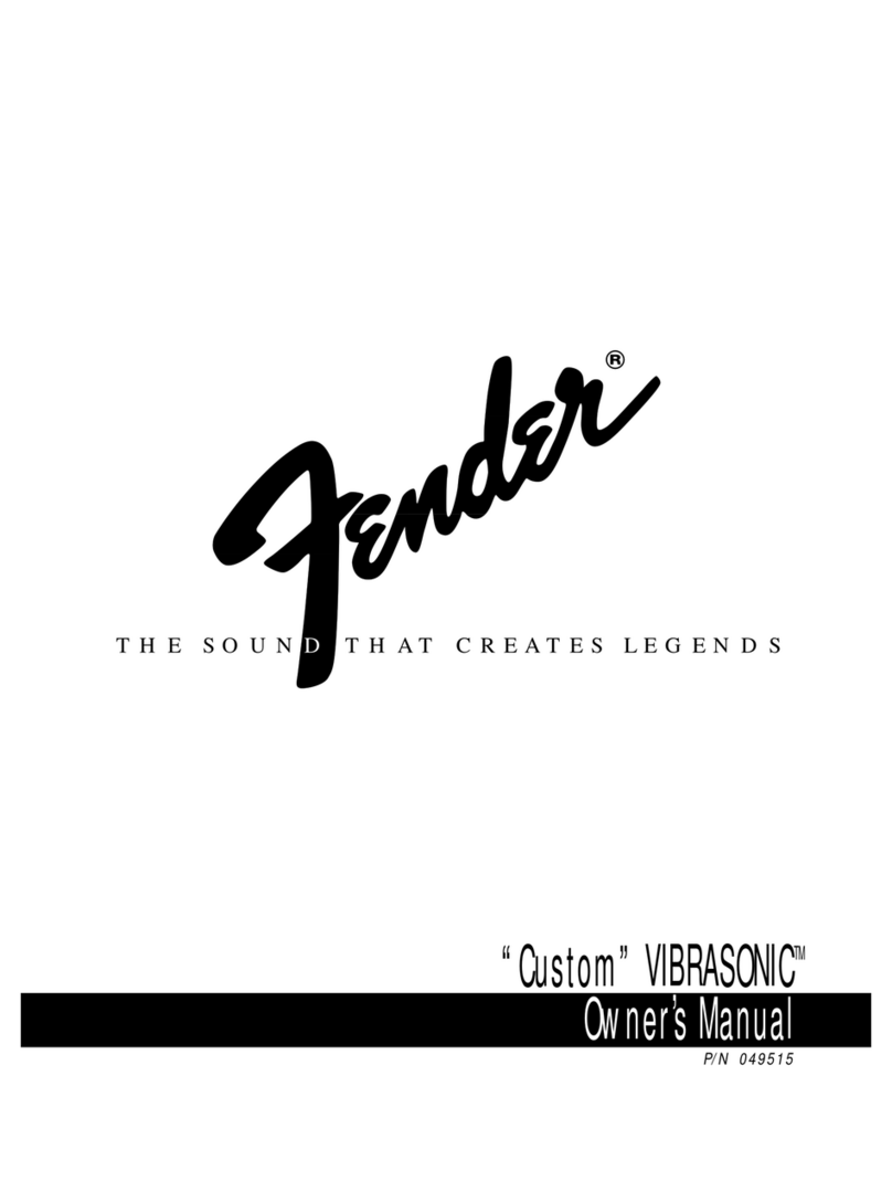 Fender "Custom" Vibtasonic owner's manual