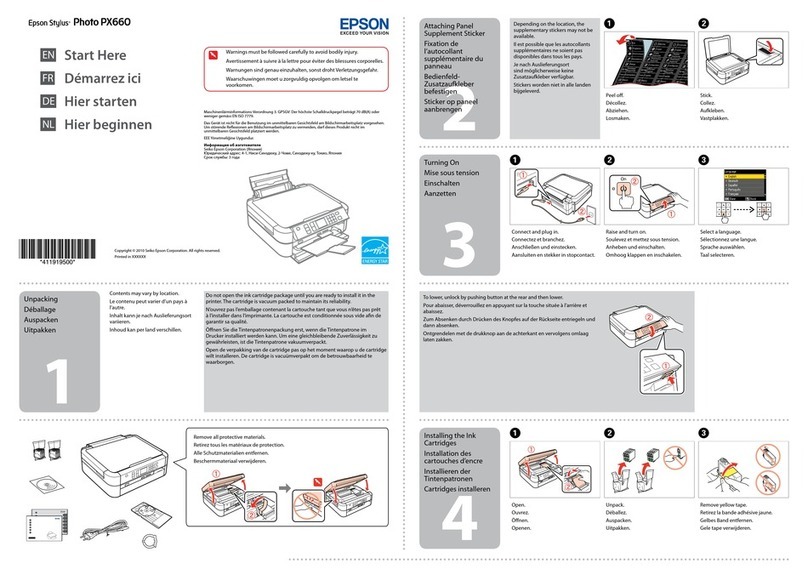 Epson Stylus Photo PX660 Instruction Manual