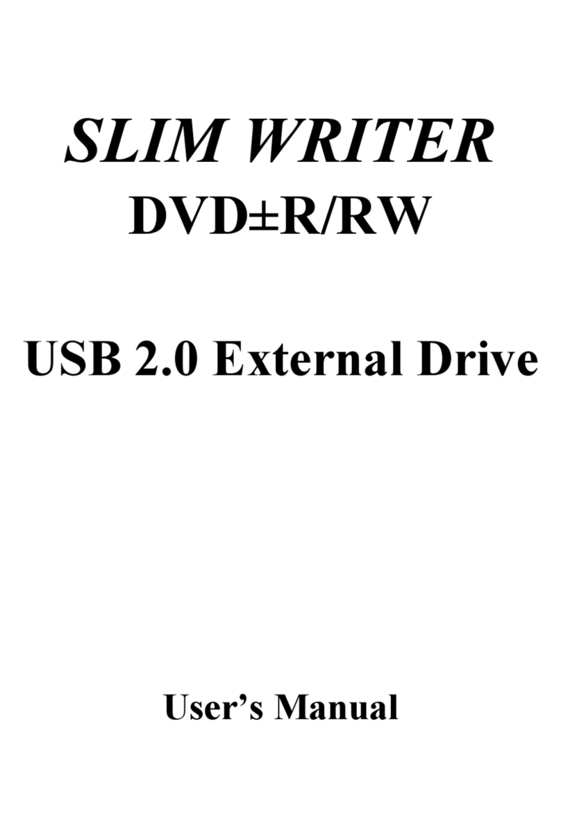 Emprex Slim Writer DVD R/RW USB 2.0 External Drive user manual