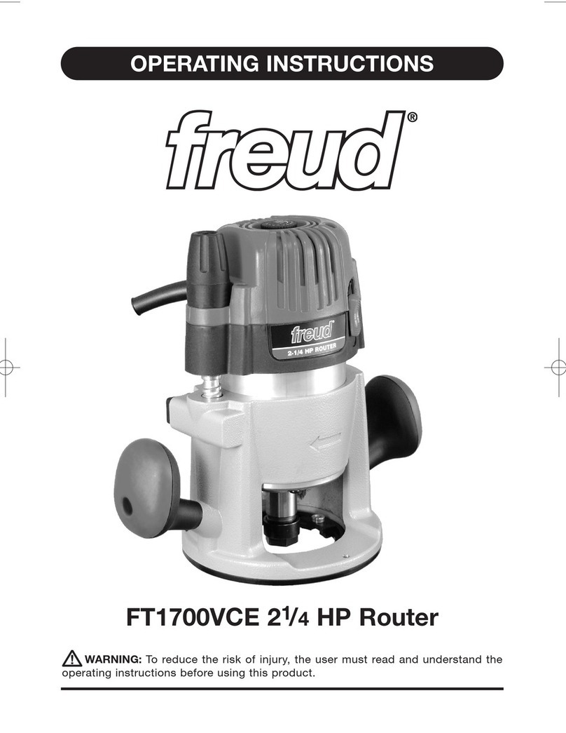 Freud FT1700VCE 2 1/4 HP operating instructions
