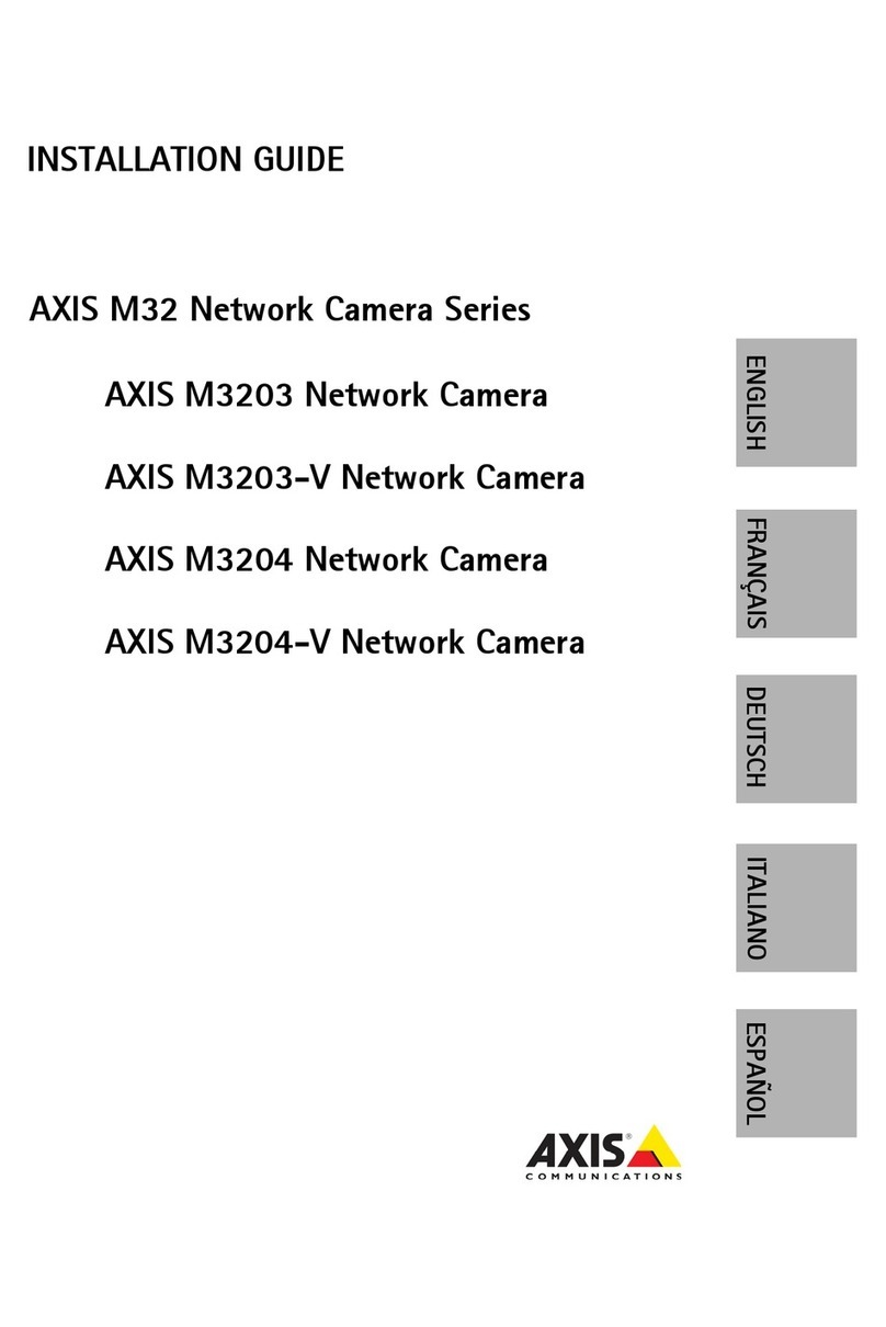 Axis M32 User manual