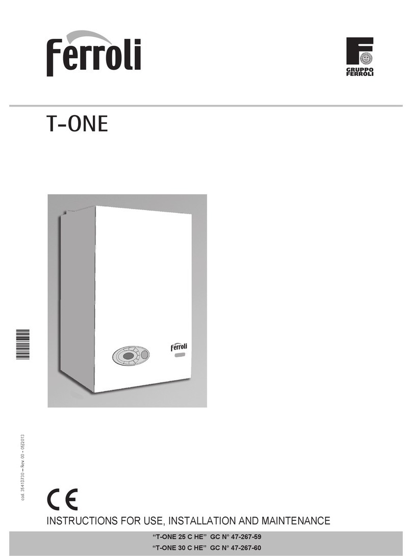 Ferroli T-ONE Troubleshooting guide