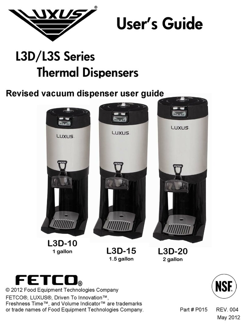 Fetco L3D Series User manual