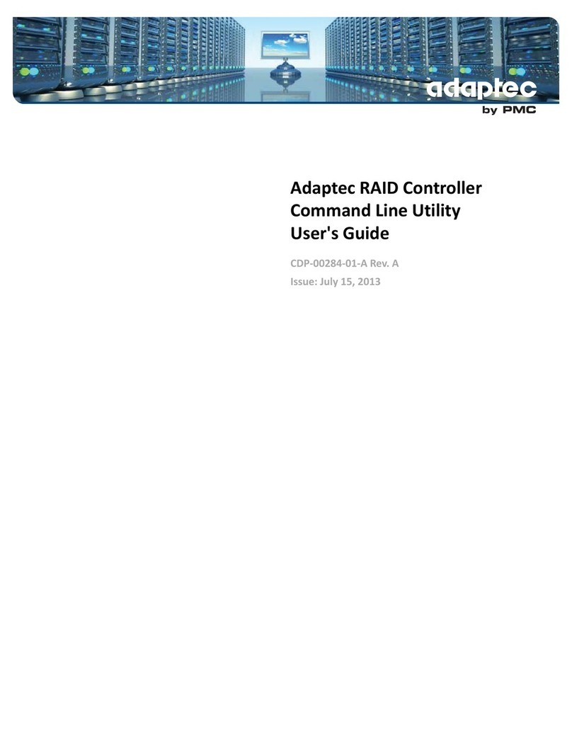 Adaptec Adaptec RAID Controller User manual
