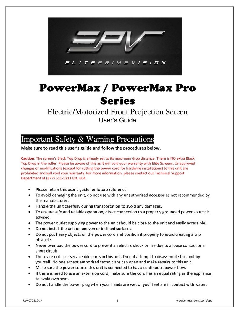 EPV PowerMax Series User manual EPV PowerMax Series User manual