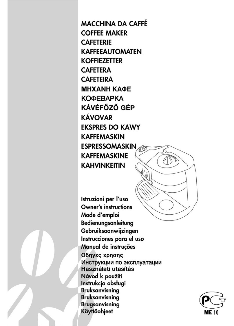 DeLonghi Coffee machine Owner's instructions