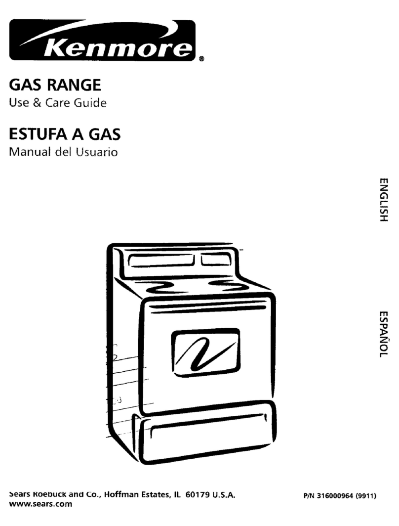 Kenmore Sears refrigerator Use and care guide