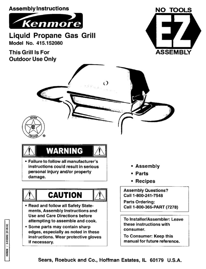 Kenmore 415.152080 User manual