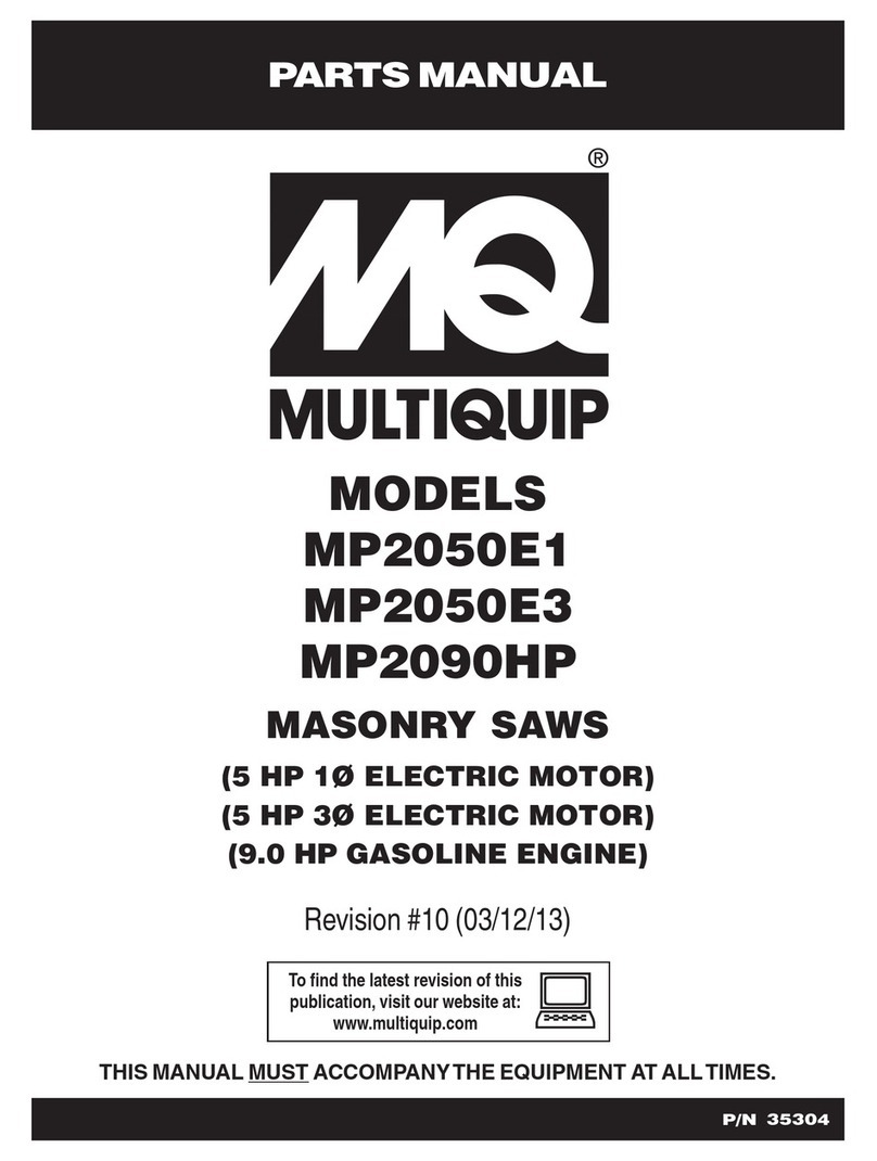 MULTIQUIP MP2050E1 User manual