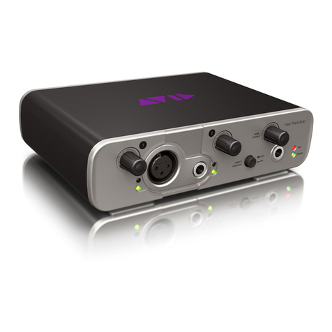 Avid Technology Fast Track Solo User manual