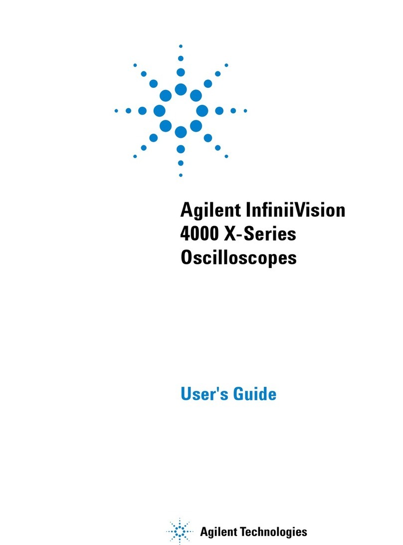 Agilent Technologies InfiniiVision 4000 X Series User manual