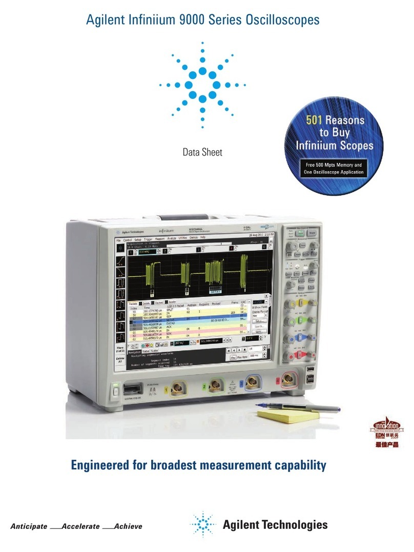 Agilent Technologies Ininiium 9000 User manual Agilent Technologies Ininiium 9000 User manual