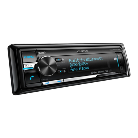 Kenwood KDC-BT73DAB quick start guide