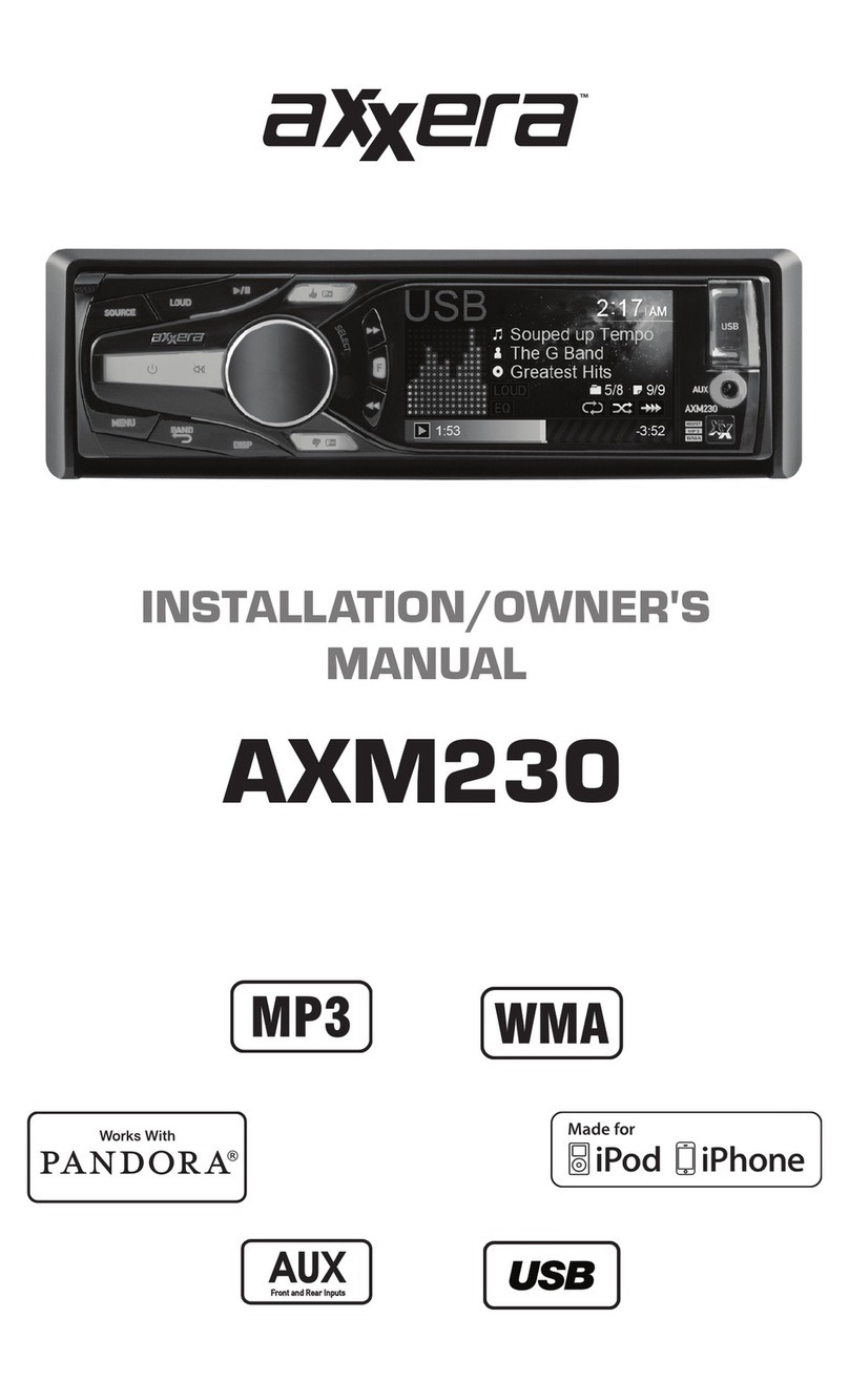 Axxera AXM230 Operating instructions