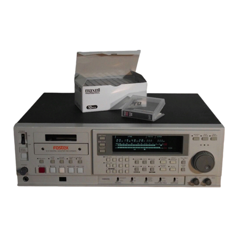Fostex D-10 User manual