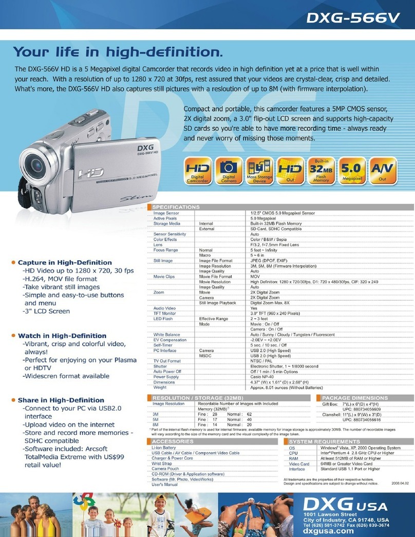 DXG DXG-566V User manual