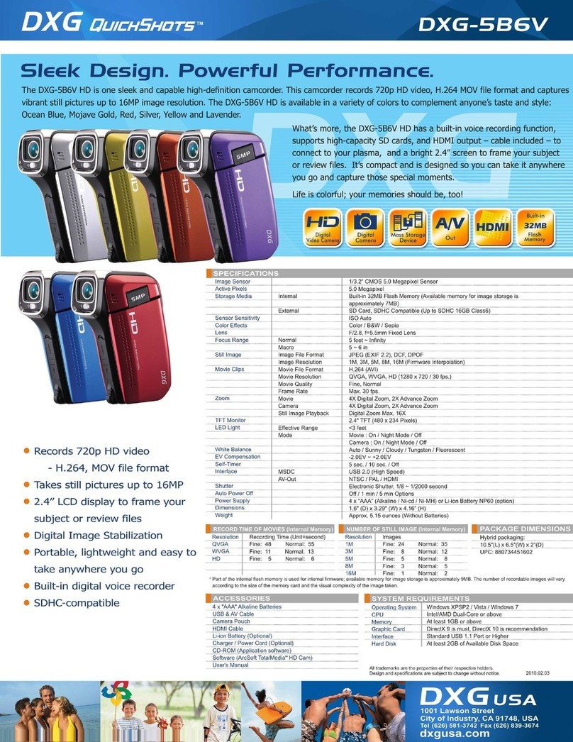 DXG DXG-586V User manual