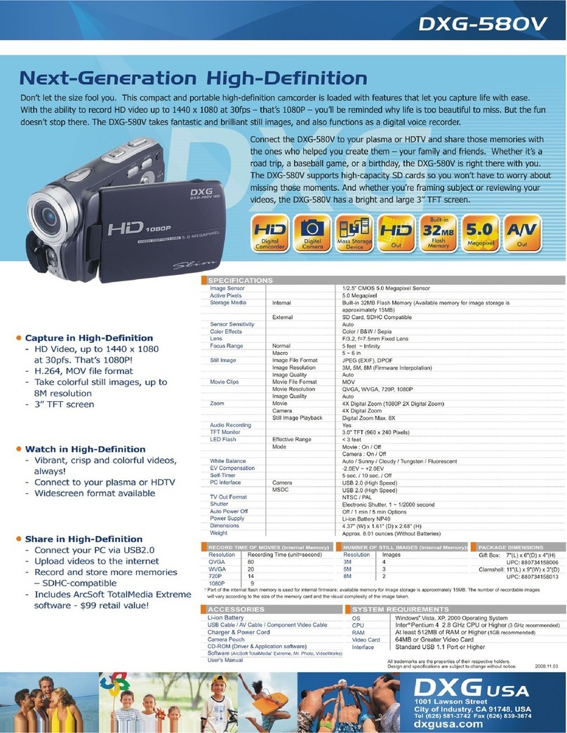 DXG DXG-580V User manual DXG DXG-580V User manual