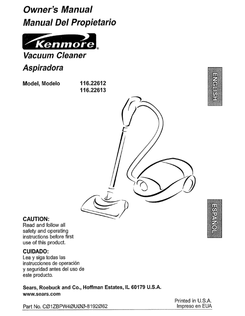 Kenmore 116.22612 User manual