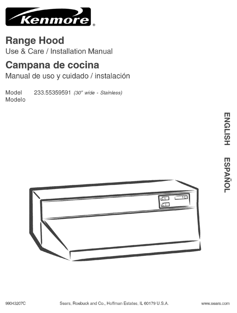 Kenmore 233.55359591 installation manual