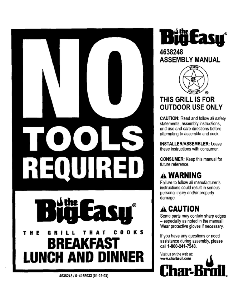 Char-Broil The Big easy 4638248 Assembly manual Char-Broil The Big easy 4638248 Assembly manual