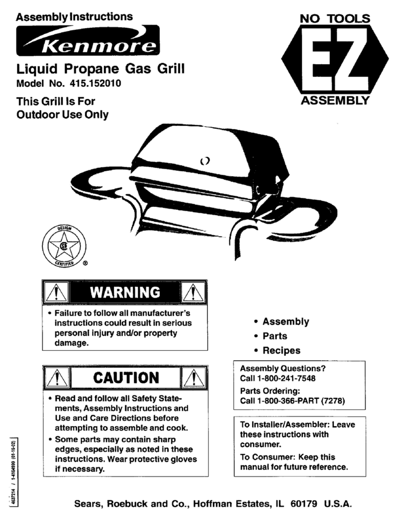 Kenmore 415.152010 Assembly instructions