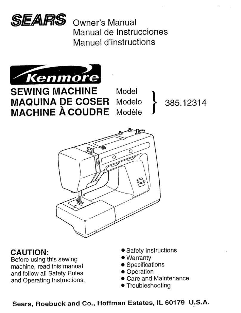Kenmore Sears 385.12314 owner's manual