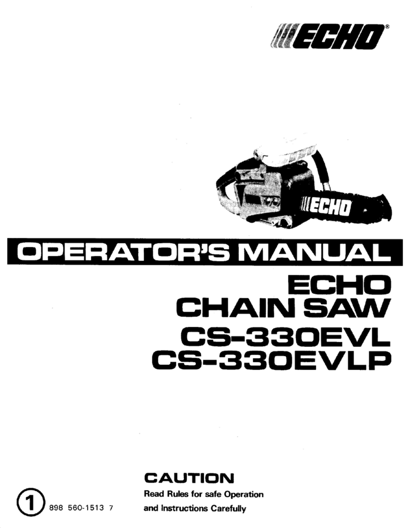 Echo CS-330EVL Operator's manual