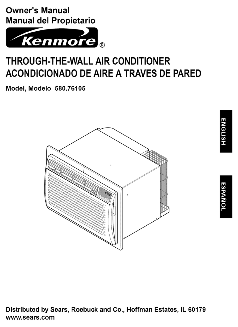 Kenmore 580.76105 owner's manual
