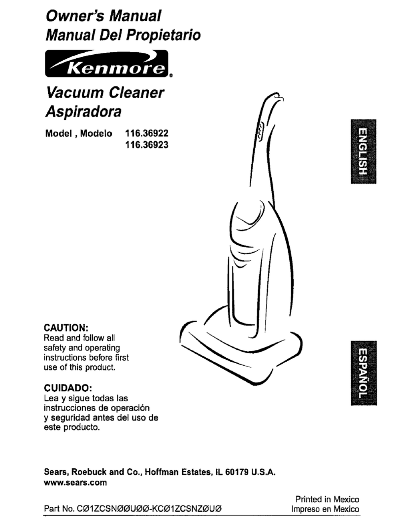 Kenmore 116.36922 User manual