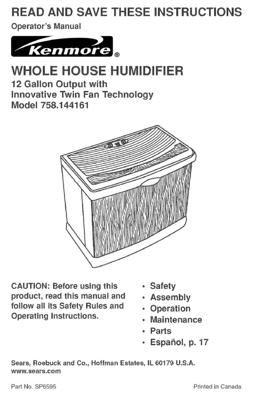 Kenmore 758.144161 User manual