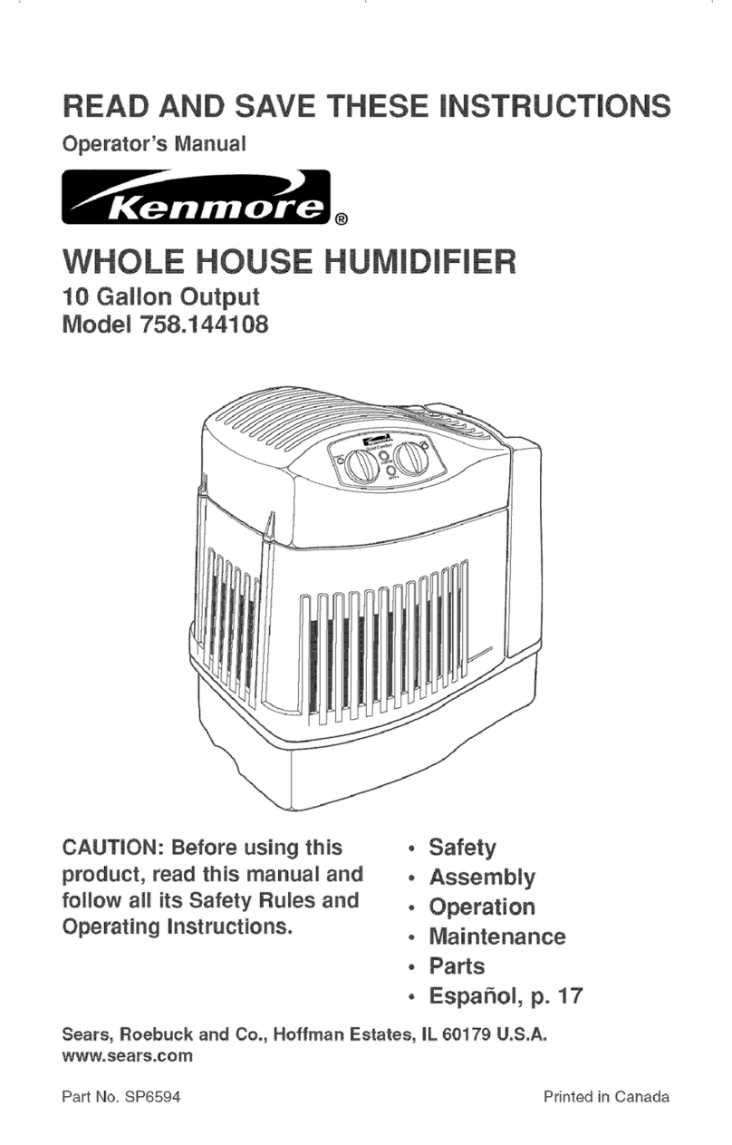 Kenmore 758.144108 Operator's manual