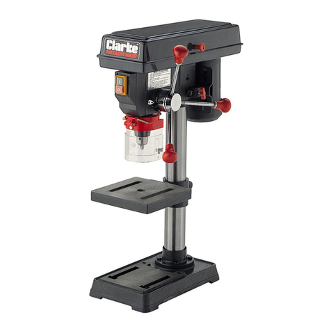 Clarke MetalWorker CDP151B Installation and operation manual