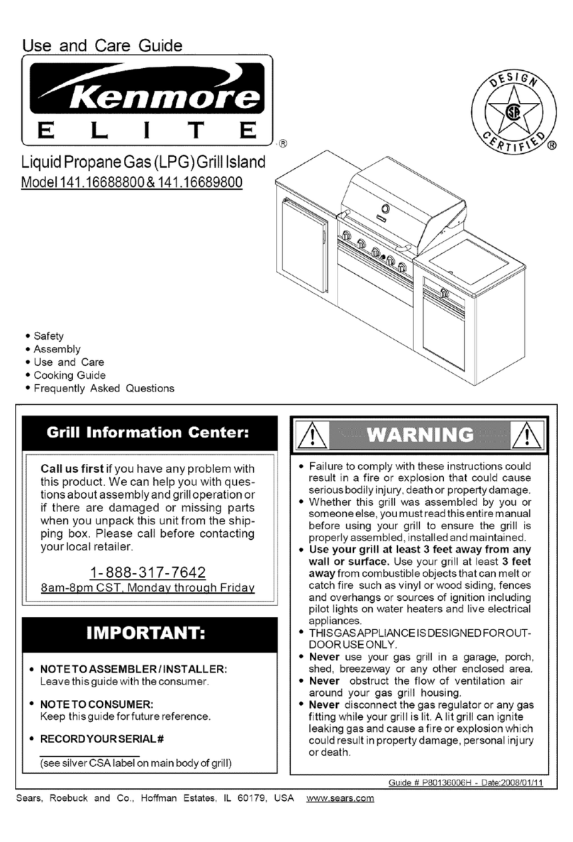 Kenmore 141.16688800 User manual