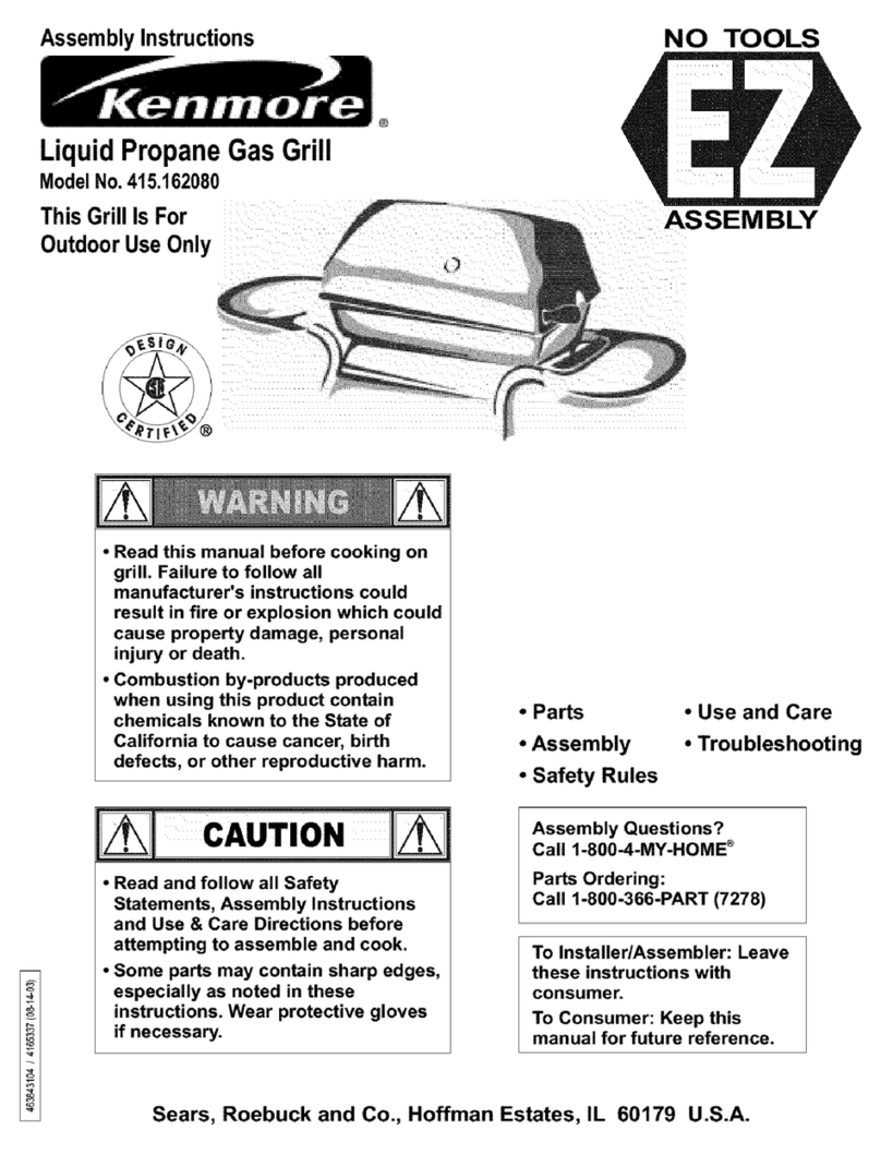 Kenmore 415.162080 User manual