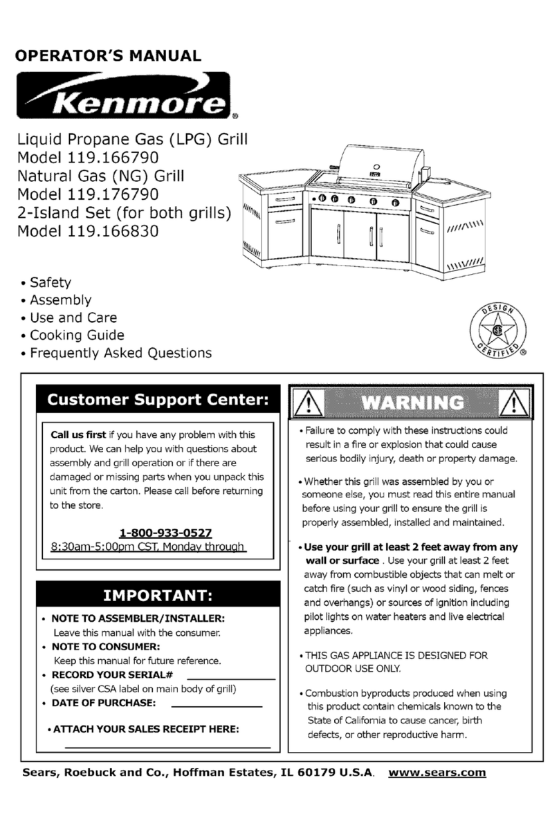Kenmore 119.166790 Operator's manual