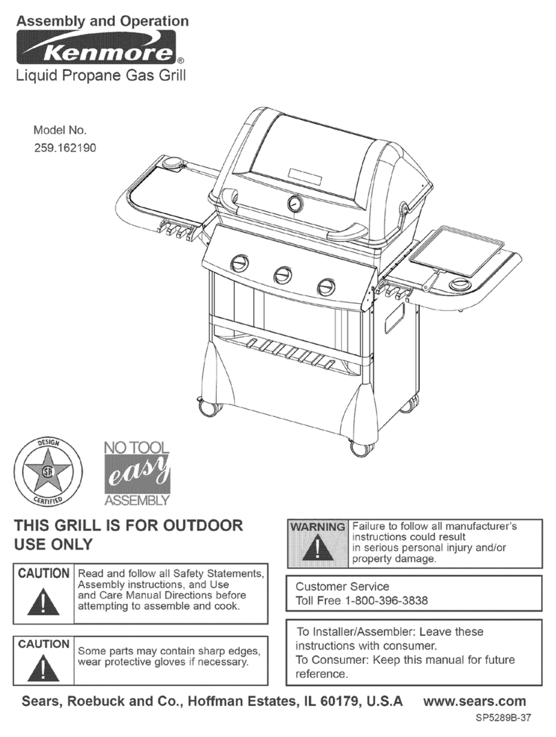 Kenmore 259.162190 Parts list manual