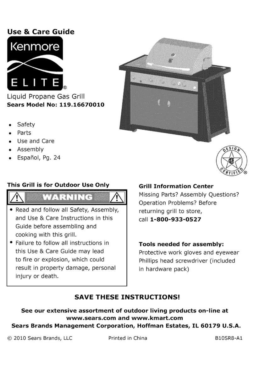 Kenmore Sears 119.16670010 Use and care guide